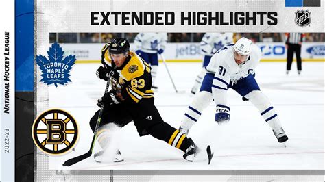 Toronto Maple Leafs Vs Boston Bruins Apr 6 2023 Highlights Youtube