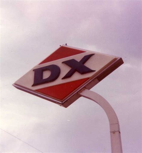 Dx Gas Station Sign Paris Tn Aug 1975 Gas Station Oil Company Old