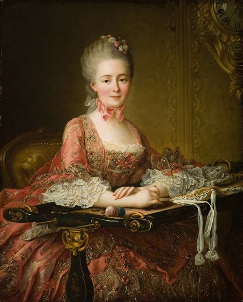 Francois Hubert Drouais 1727 1775 Marchioness Of Caumont La Force