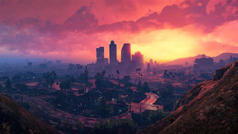 Fondos De Pantalla Grand Theft Auto Grand Theft Auto V Puesta De