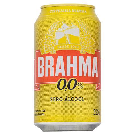 Cerveja Brahma Zero Álcool Lata 350ml Minha Cooper