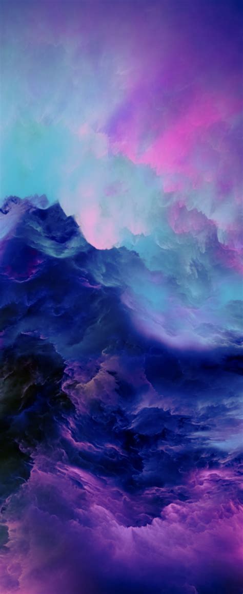 1080x2636 Colorful Clouds Abstract 4k 1080x2636 Resolution Wallpaper