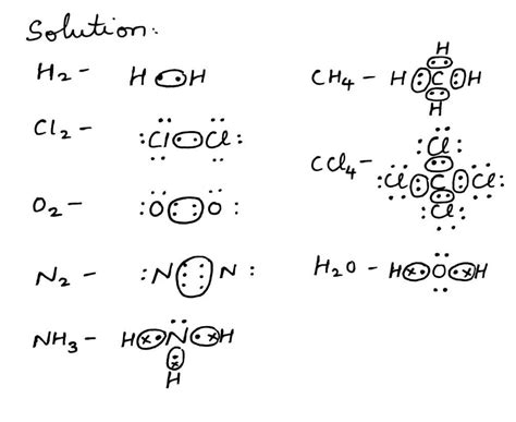 Draw Electron Dot Structure Of H2o