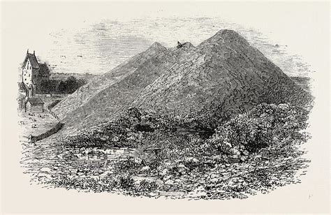 Ancient Mounds At Gamla Upsala Drawing By English School Fine Art America