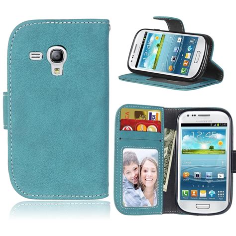 For Samsung Galaxy S3 Mini I8190 Cases Flip Pu Leather Phone Wallet