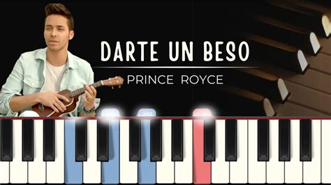 Prince Royce Darte Un Beso Midi Synthesia Tutorial Piano Sheets