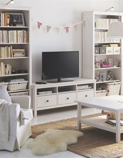 Shop ikea's signature hemnes living room series for traditionally styled solid wood furniture including coffee tables, bookcases, display cabinets and more. Reading, watching, working - you really can do it all in ...