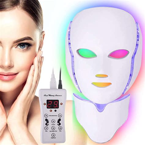 Belles Style Led Beauty Face Mask 7 Colour Led Therapy Mask With Neck