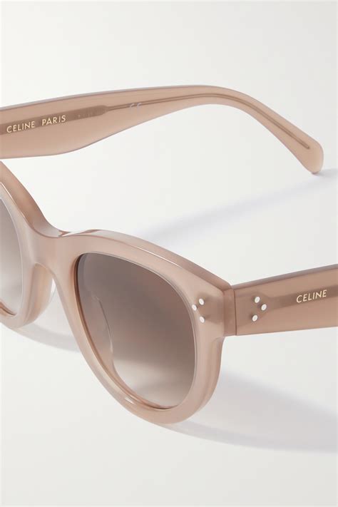 Celine Eyewear Round Frame Acetate Sunglasses Net A Porter