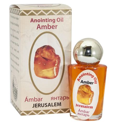 1/3 parts virgin unrefined coconut oil. Anointing Oil Amber from Holy Land Jerusalem 20ml | Holy ...
