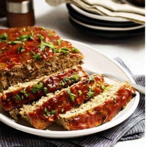 Most likely the meat was pink from the nitrates (or nitrites) in the cooked ham tranfering to the hamburger. 2 Lb Meatloaf At 325 - Low Carb Turkey Meatloaf With ...