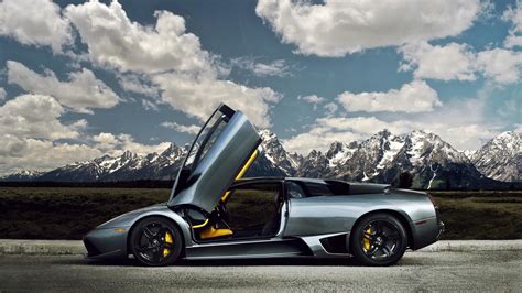 🥇 Mountains Landscapes Cars Lamborghini Murcielago Lp640 Italian
