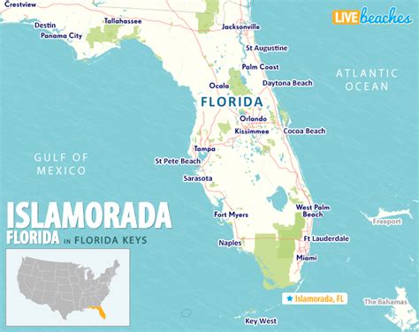 Map Of Islamorada Florida Live Beaches