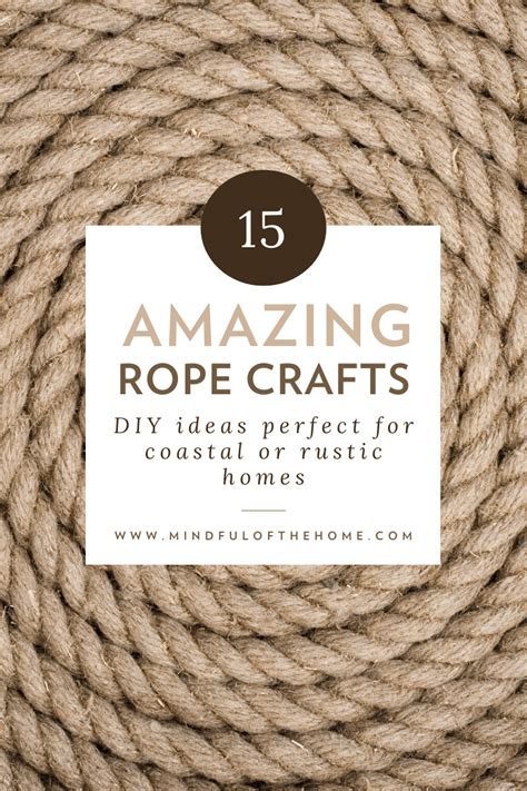 These Diy Rope Crafts Are Super Awesome And Super Affordable Since You