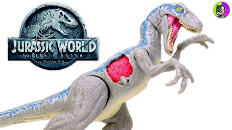 Blue Velociraptor Jurassic World Fallen Kingdom Figure Review Youtube