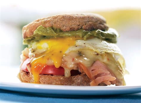 Sunrise Sandwich Recipe With Turkey Cheddar Guac Eat This Not That