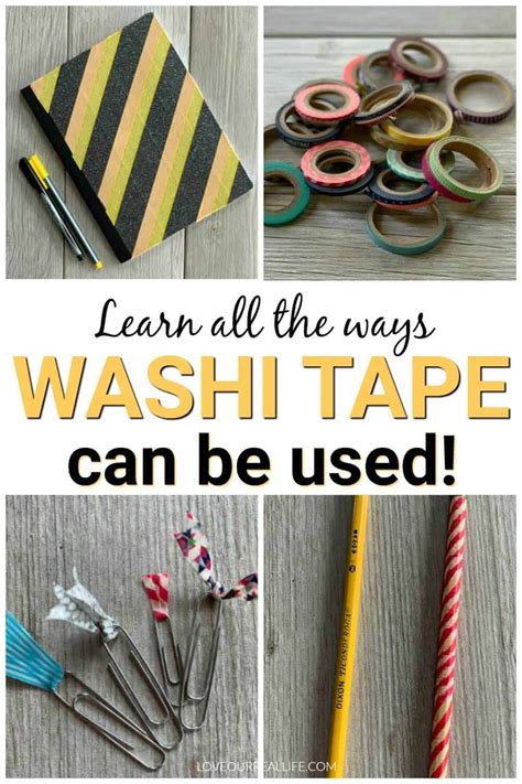 Washi Tape Uses For The Home Washi Tape Uses Washi Tape Crafts