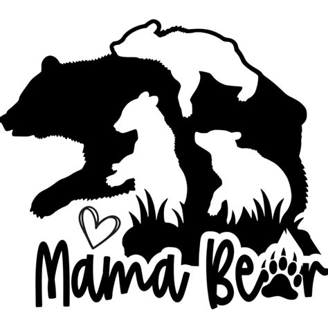 Mama Bear Svg Design