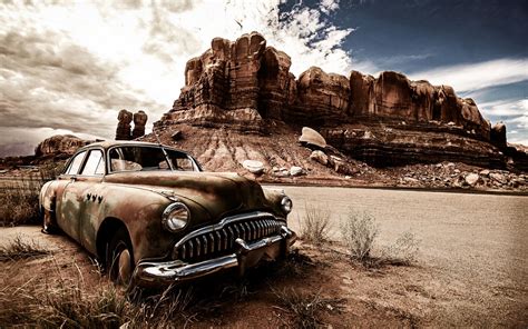 Vintage Dusty Car Hd Cars 4k Wallpapers Images Backgrounds Photos