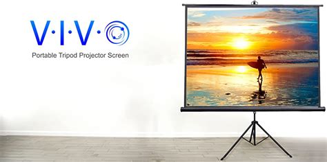 Vivo 100 Portable Indoor Outdoor Projector Screen 100
