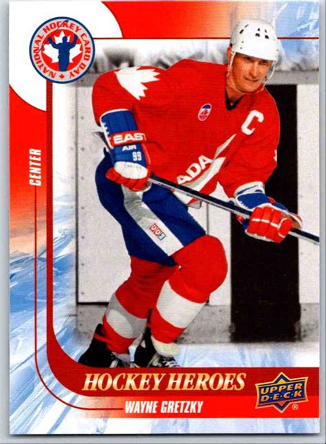 2016 17 Upper Deck National Hockey Card Day Canada Hockey Heroes Wayne Gretzky 11 On Kronozio