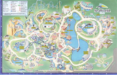 Seaworld Park Map Seaworld Orlando Seaworld Orlando Mundo Do Mar Mapa Images