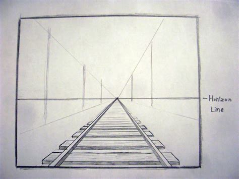 How To Draw In Perspective One Point Drawing Lessons