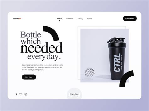 Product Shop Landing Page Uplabs