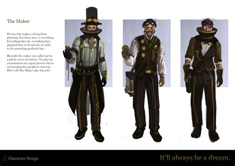 Siewhong Lum Steampunk Character Design