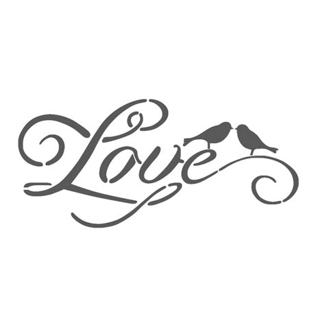 Printable Love Stencils