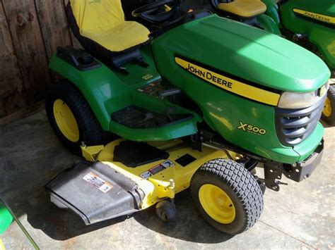 John Deere X500 Lawn And Garden Tractors John Deere Machinefinder