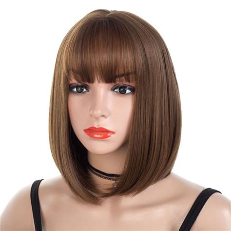 Rosegal Short Bob Wigs Wigs With Bangs Wig Hairstyles