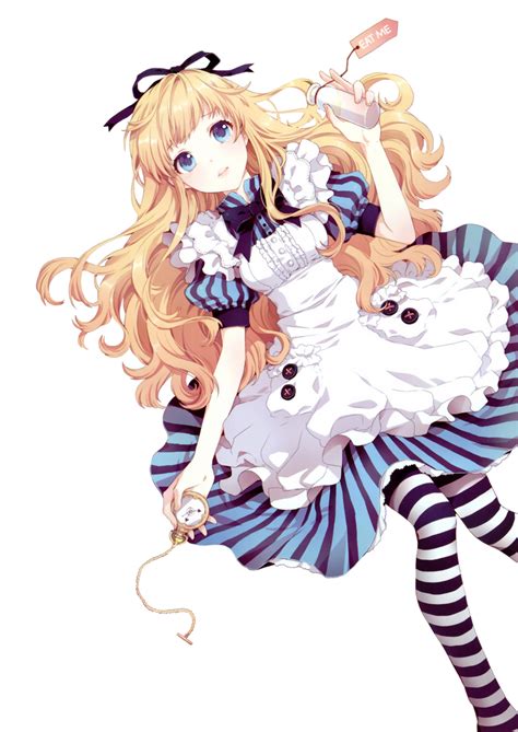 Anime Render 1 Alice Alice In Wonderland By Ditzydaffy On Deviantart