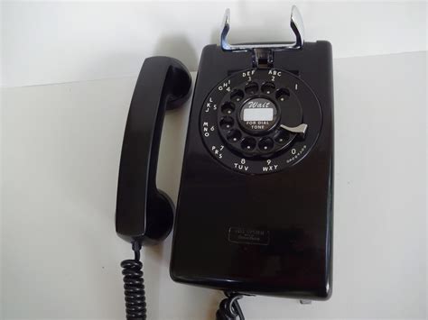 554 Wall Telephone Rotary Dial Wall Telephone Made By Western Electric