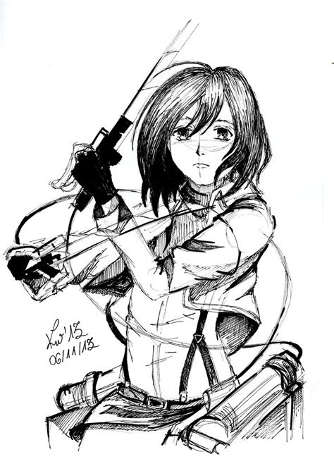 Mikasa Ackerman Shingeki No Kyojin By Katarinakoneko On Deviantart