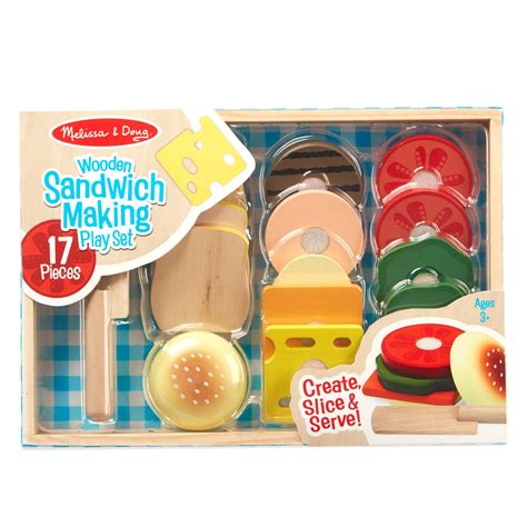 Melissa And Doug® Sandwich Making Set Michaels Wooden Play Food