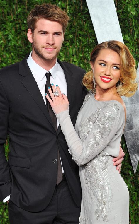 miley cyrus and liam hemsworth from on again off again celebrity couples e news