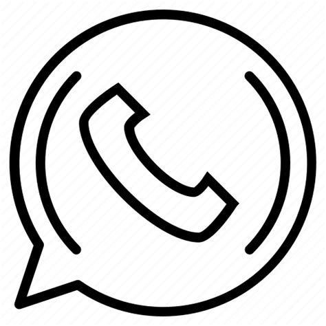 App Call Message Mobile Phone Whats Whatsapp Icon