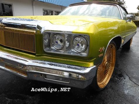 Ace 1 Candy Lime Gold Chevy Vert On 24 Gold Daytons