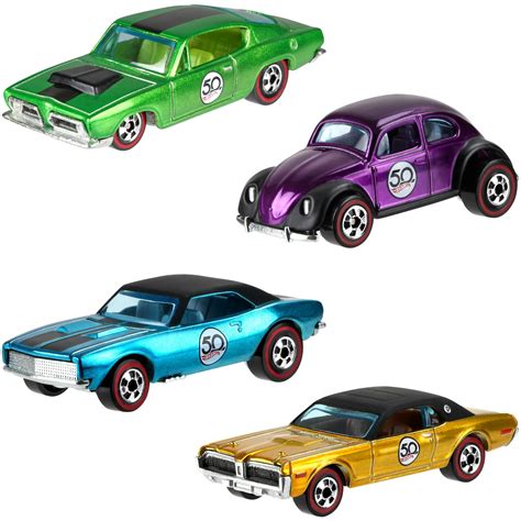Hot Wheels 50th Anniversary Die Cast Vehicle Styles May Vary