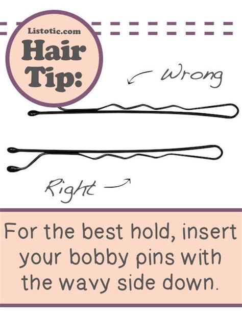Right Way To Insert Bobby Pin Into Your Hair I Have Been Doing It