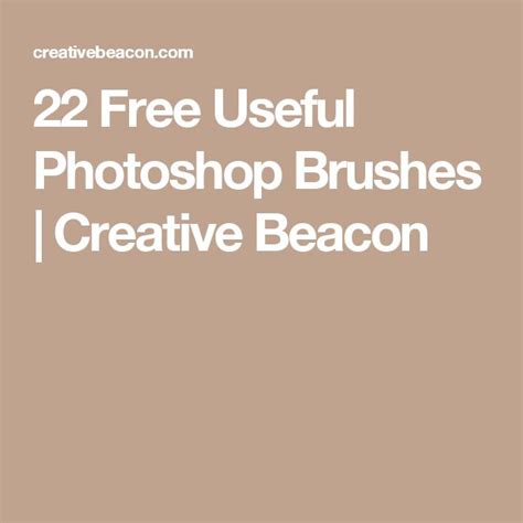 22 Free Useful Photoshop Brushes Creative Beacon Photoshop Brushes