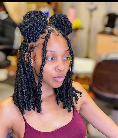 Butterfly Locs Distressed Bob Locs Box Braids Hairstyles For Black