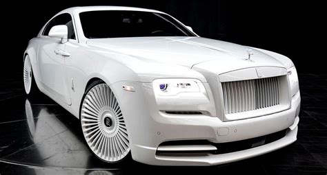 All White Rolls Royce Wraith Sitting On Forgiatos By Eurocar