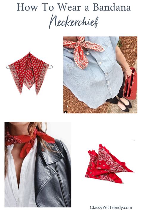 2 wearing a bandana around your neck. 4 Ways To Wear a Bandana Scarf - Classy Yet Trendy