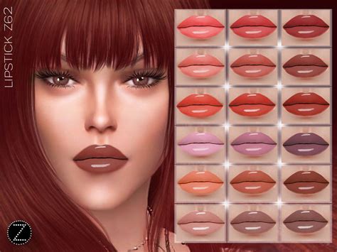 Lipstick Z62 By Zenx At Tsr Sims 4 Updates