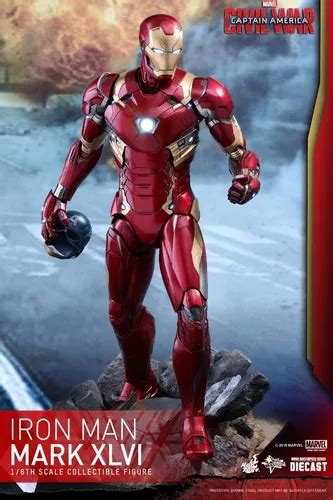 Hot Toys Iron Man Mark 46 Die Cast Civil War Envío Gratis