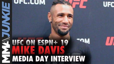 Ufc Tampa Mike Davis Media Day Interview Youtube