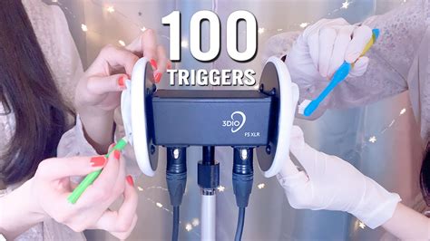 asmr twin ear cleaning for intense tingles 1 hour 100 triggers youtube