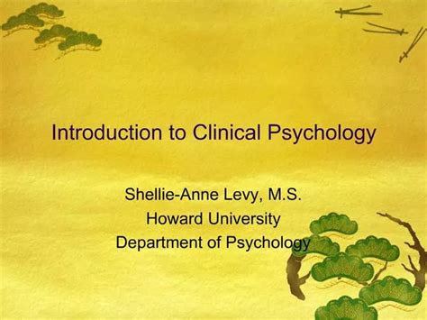 Ppt Introduction To Clinical Psychology Powerpoint Presentation Free